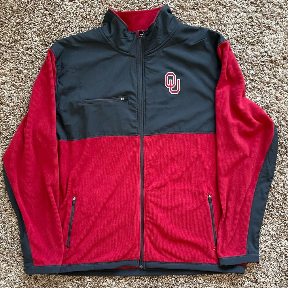 Colosseum Men’s Collegiate Jacket - Oklahoma Sooners.